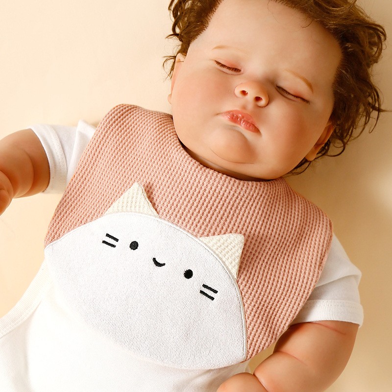 Baby Bib Manufacturer - Cotton Waffle Embroidered OEM
