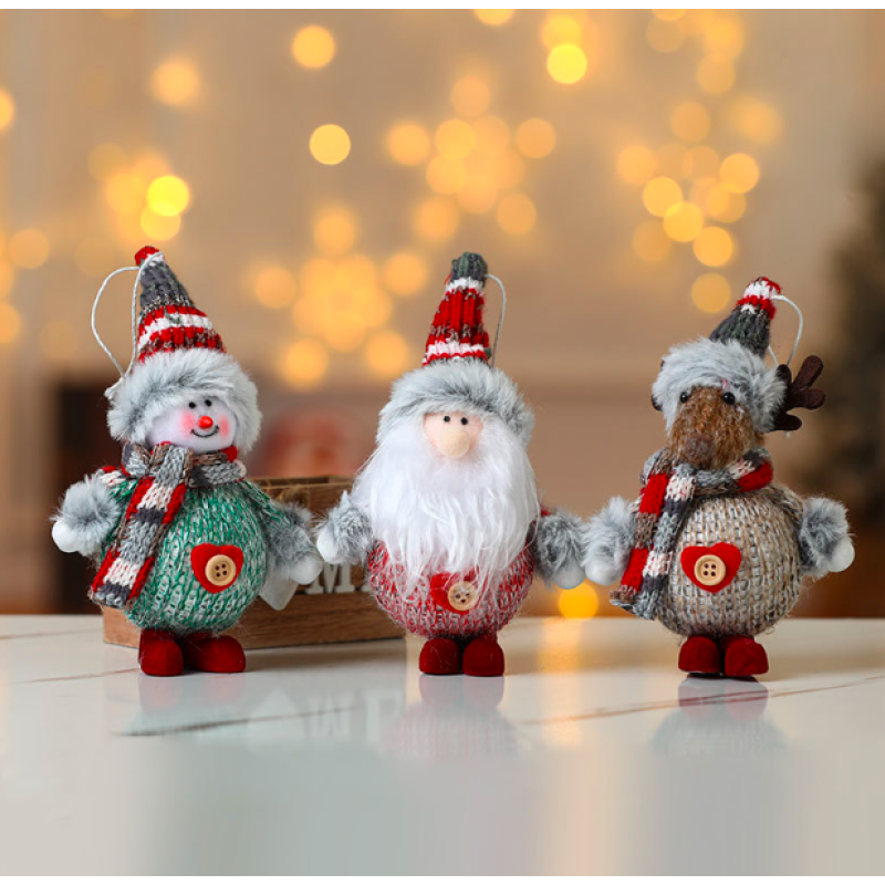 Christmas Doll Supplier - Colorful Fabric Elf Hanging