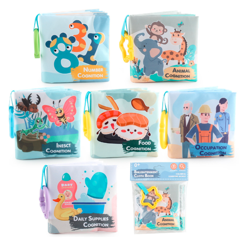 Baby Cloth Book Factory - Soft Stereo Cognitive Washable