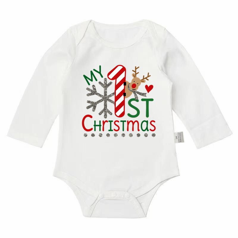 Baby Romper Supplier - Christmas Long-Sleeved Cotton Knitted