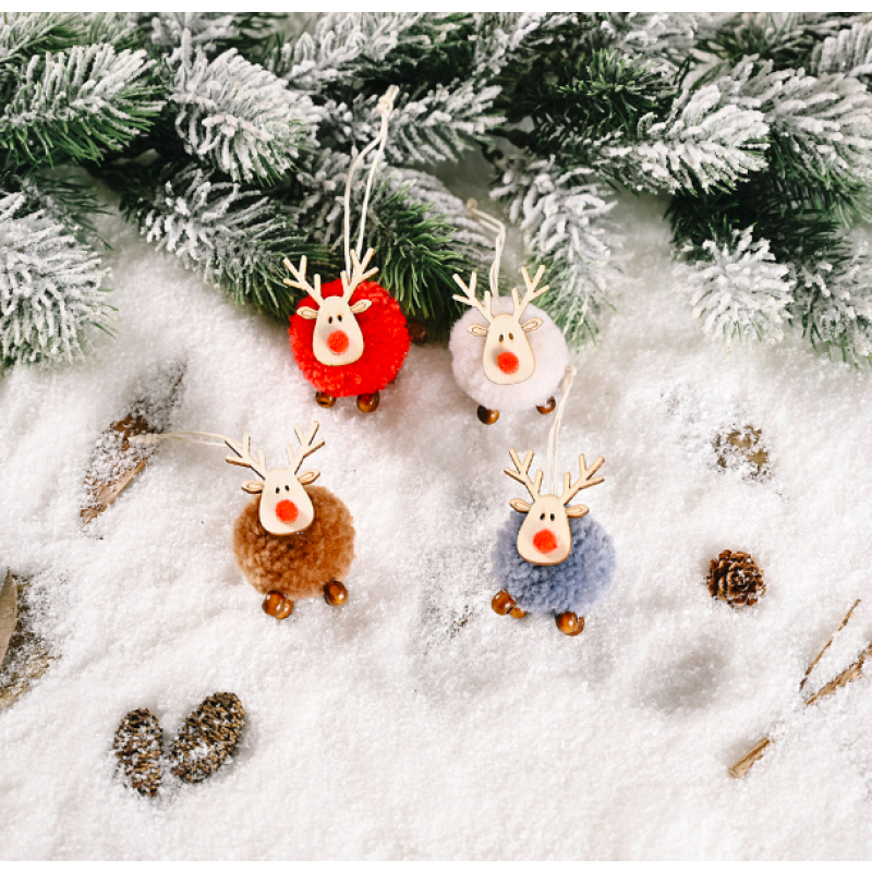 Christmas Pendant Manufacturer - Creative Elk Tree Gift