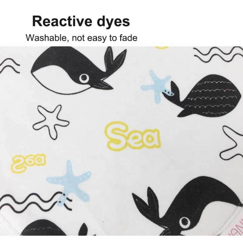 Baby Bibs Supplier - 3-Pack Waterproof Bandana Snap