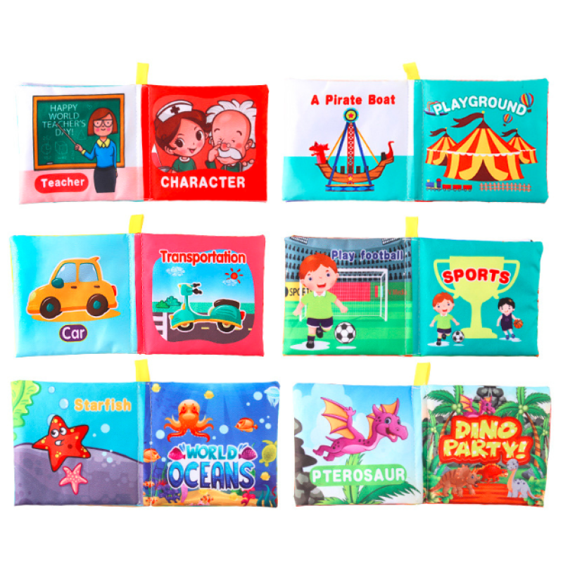 Cloth Book Supplier - 3D Early Education English Palm