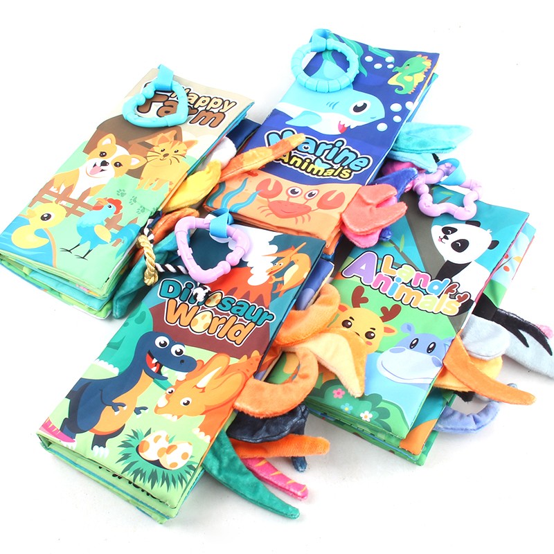 Baby Book Supplier - Jungle Tails Crinkle Soft Fabric