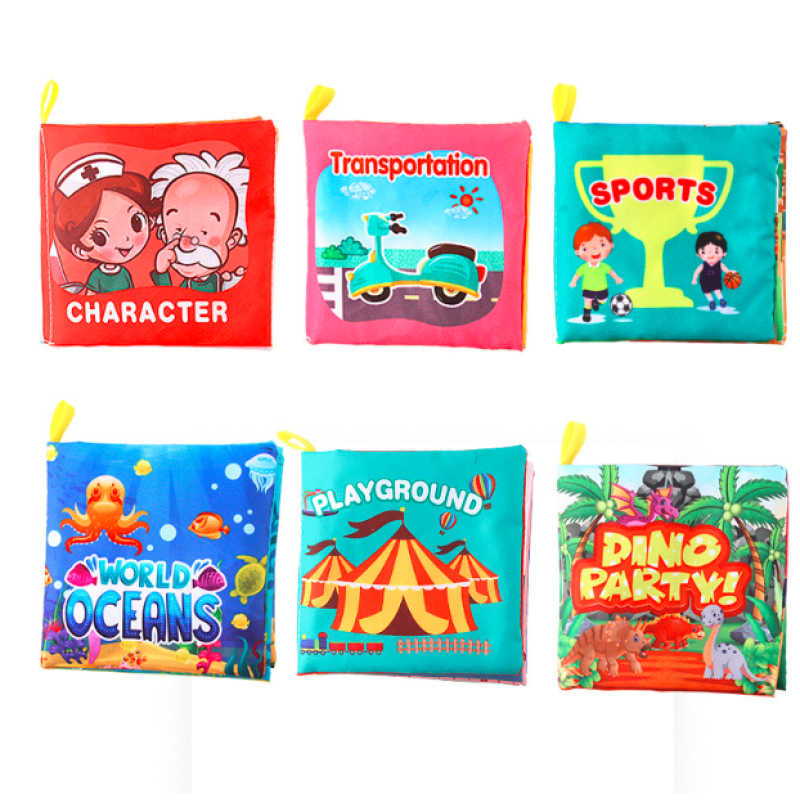 Cloth Book Supplier - 3D Early Education English Palm