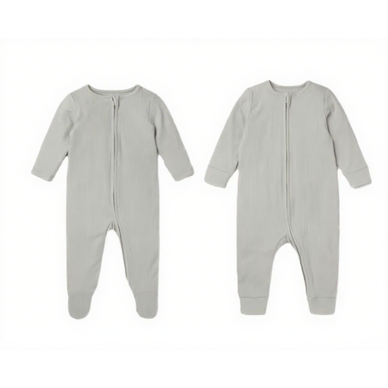 Bamboo Cotton Romper Factory - Unisex Double Zipper ODM Custom