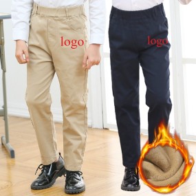 Boys Pants Manufacturer - Casual Khaki Printed Long