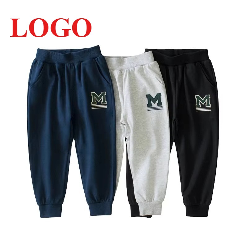 Kids Pants Supplier - Cheap Blue Jogging Casual