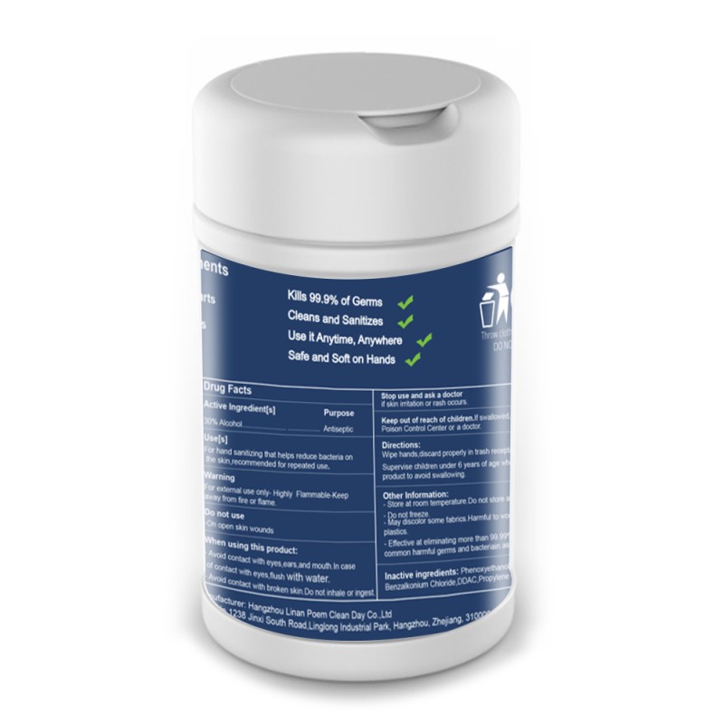 Disinfectant Wipes Manufacturer - Custom Antiseptic IPA Alcohol