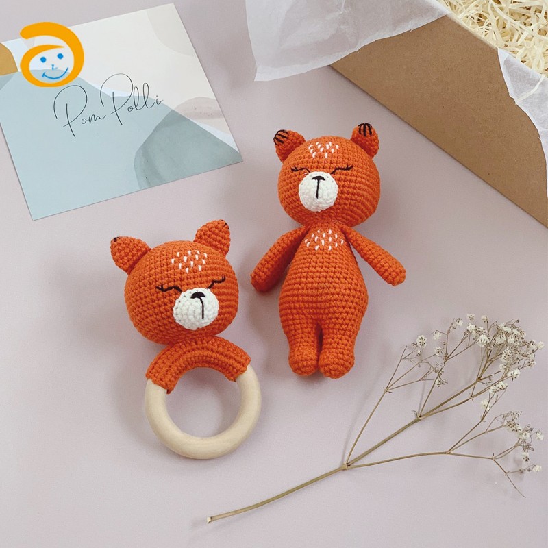 Montessori Toys Factory - Natural Wooden Ring Crochet