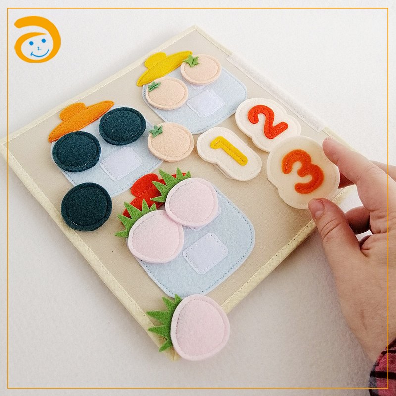 Sensory Board Factory - New Arrival Farm Felt Book