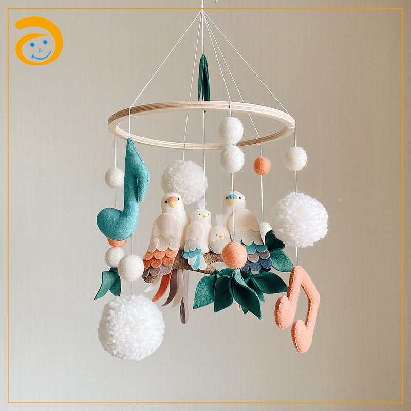 Baby Mobile Manufacturer - Moon Cloud Star Felt Handmade
