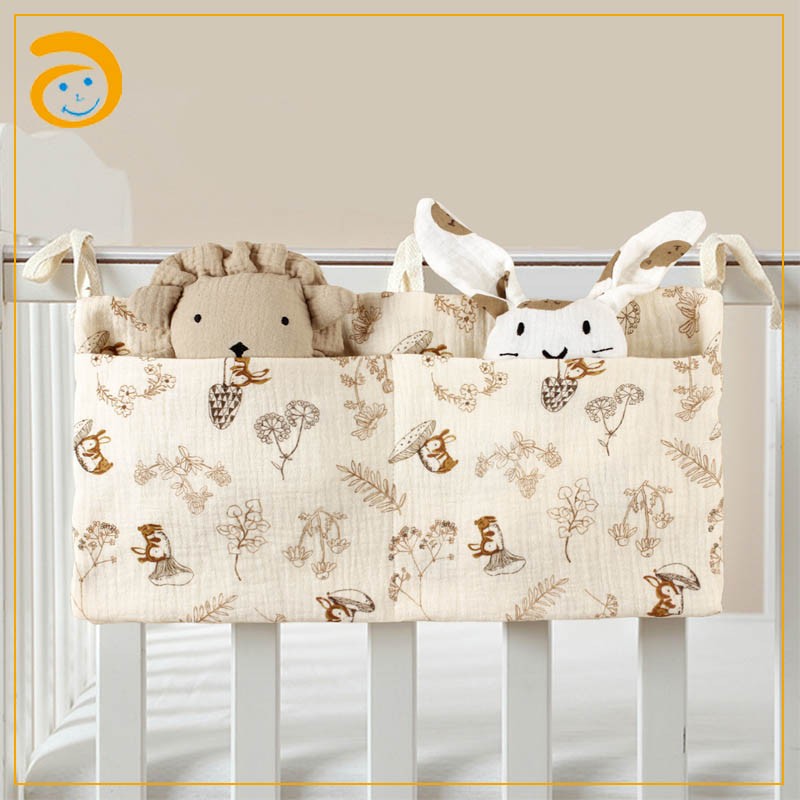 Baby Storage Bag Factory - Organic Cotton Muslin Organizer