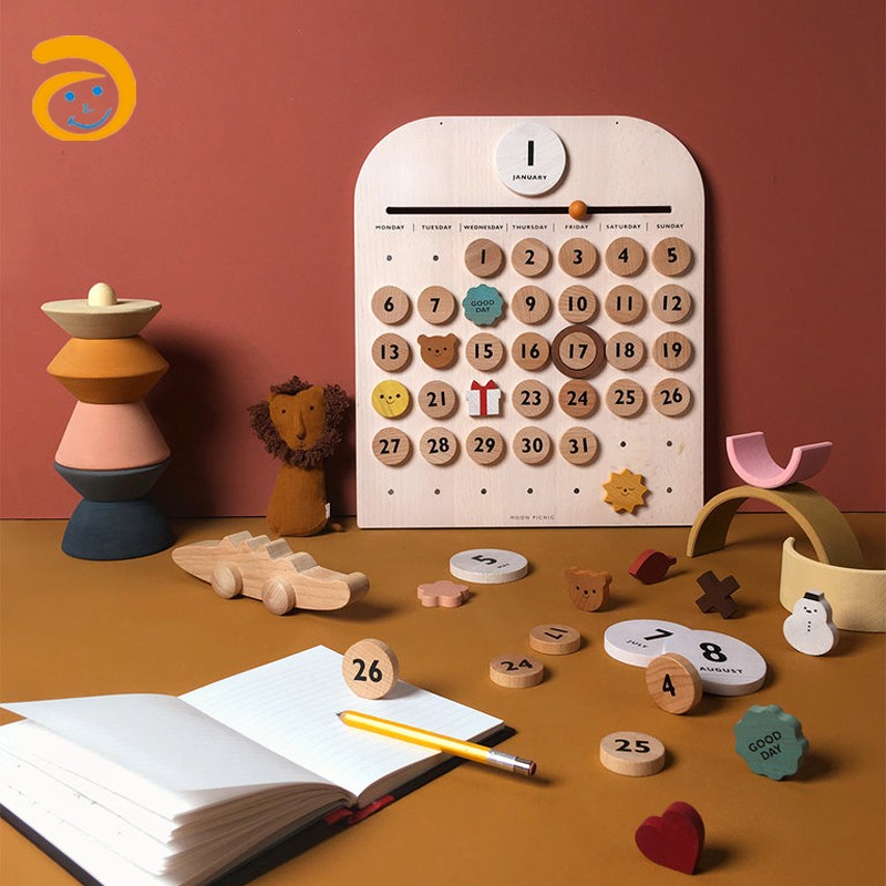 Wooden Calendar Factory - Beech Perpetual Home Decor