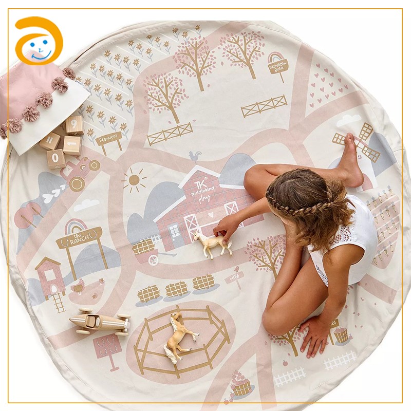 Play Mats Supplier - Padded Cotton Crawling Game
