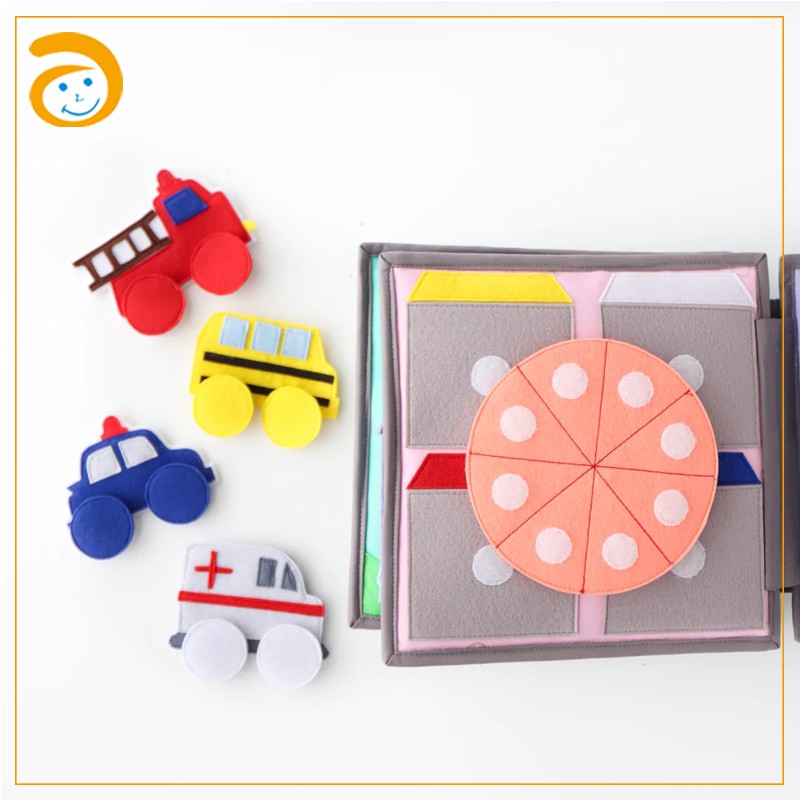 Educational Quiet Book Factory - Montessori Soft Felt Activity