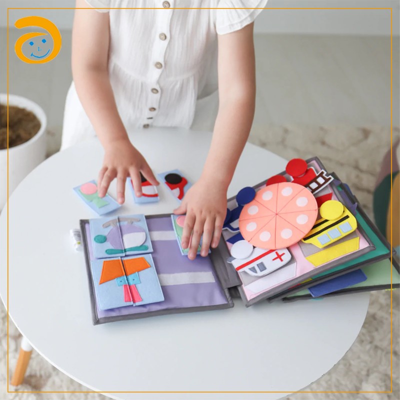 Felt Cloth Books Supplier - Customised Washable 3D Dollhouse