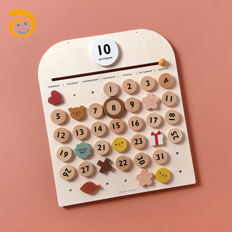 Wooden Calendar Factory - Beech Perpetual Home Decor