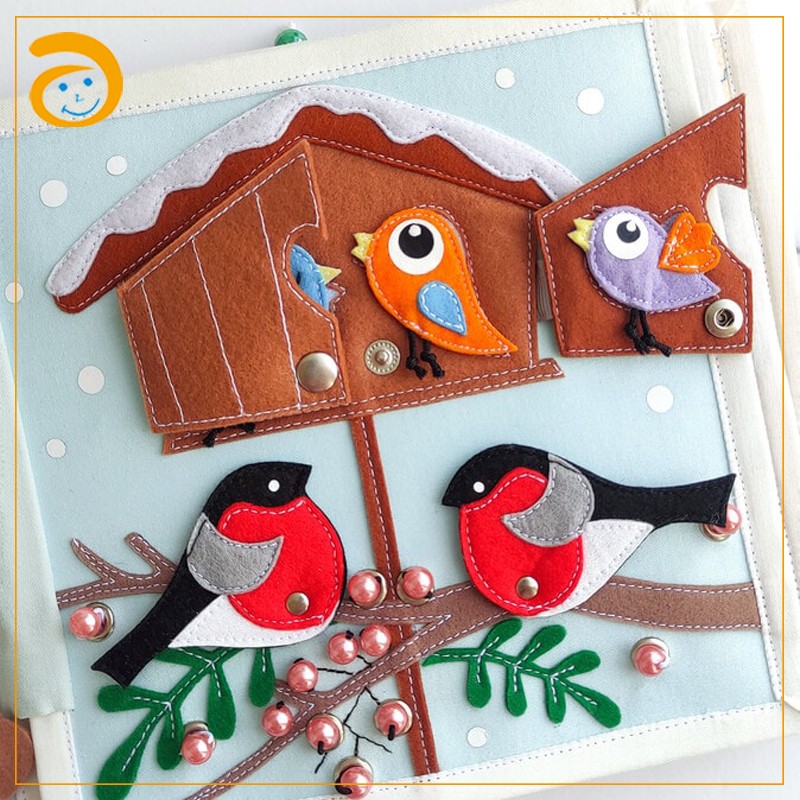 Quiet Book Factory - Wholesale Custom Animals Felt Cloth