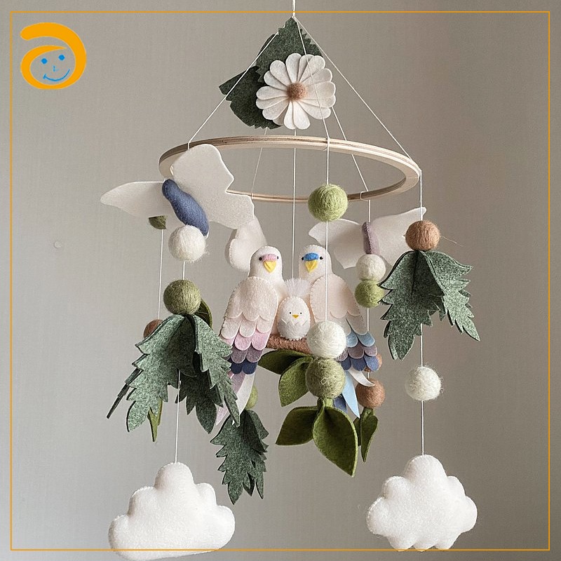 Baby Mobile Manufacturer - Moon Cloud Star Felt Handmade