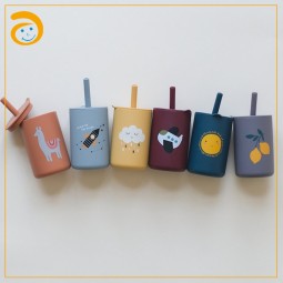 Silicone Baby Cup Manufacturer - BPA Free Cut Pattern Straw