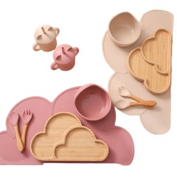 Silicone Baby Plate Manufacturer - Custom Suction Divided Bowl