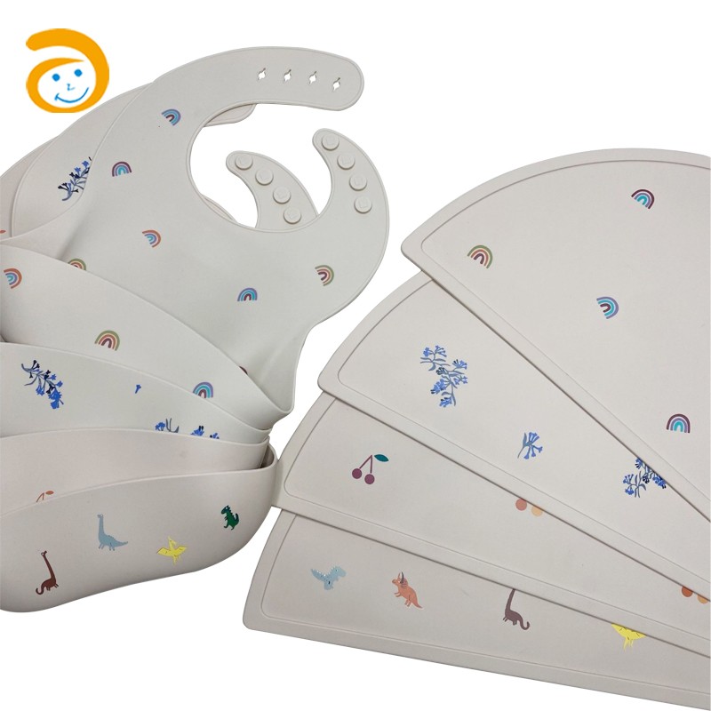 Baby Feeding Set Manufacturer - Silicone Bib Plate Spoon