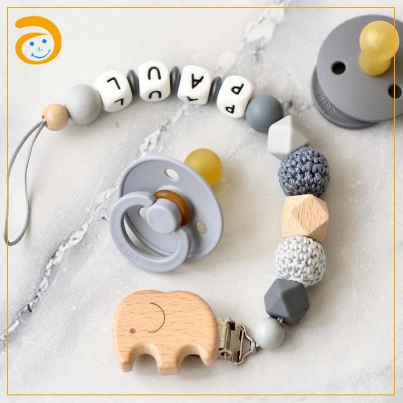 Pacifier Clip Supplier - Custom Bamboo Cotton Muslin