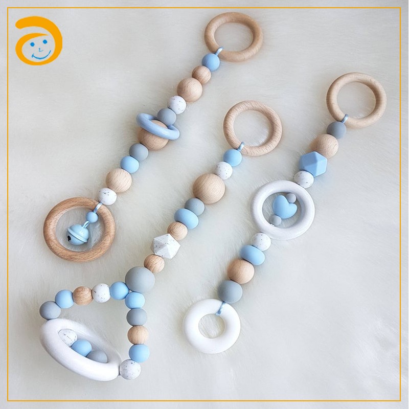 Wood Teether Manufacturer - Crochet Beissring Baby Toy