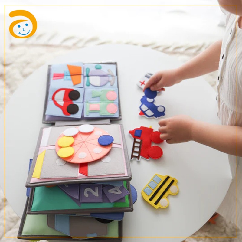 Educational Quiet Book Factory - Montessori Soft Felt Activity