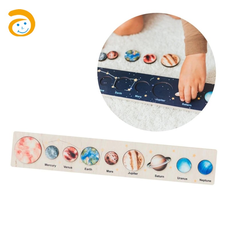 Wooden Puzzle Manufacturer - Solar System Planet Tray