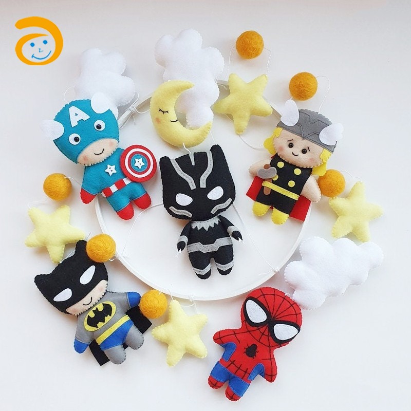 Baby Crib Mobile Supplier - Woodland Animals Felt Hanging