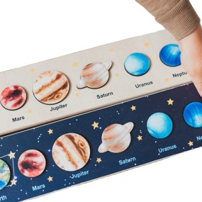 Wooden Puzzle Manufacturer - Solar System Planet Tray