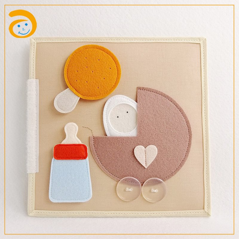 Sensory Board Factory - New Arrival Farm Felt Book