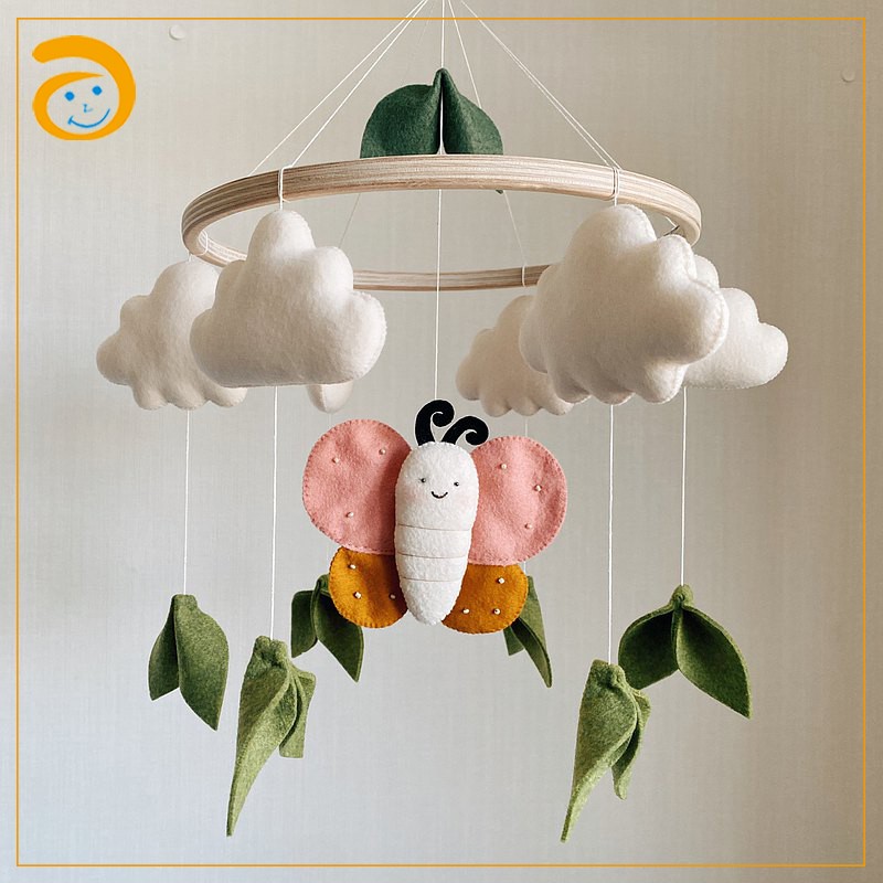 Baby Mobile Manufacturer - Moon Cloud Star Felt Handmade