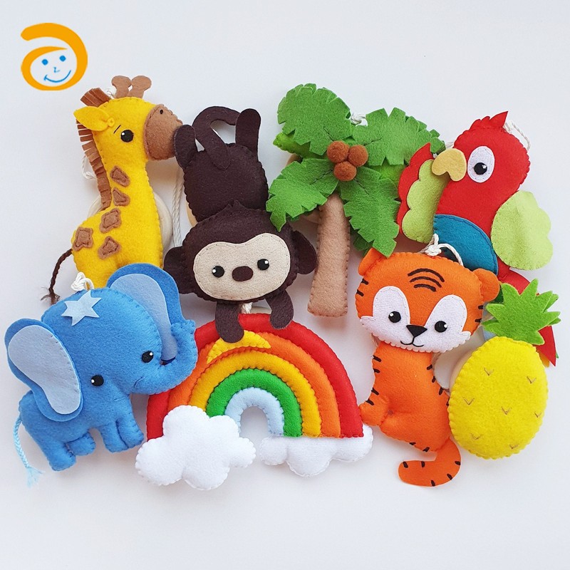 Baby Crib Mobile Supplier - Woodland Animals Felt Hanging