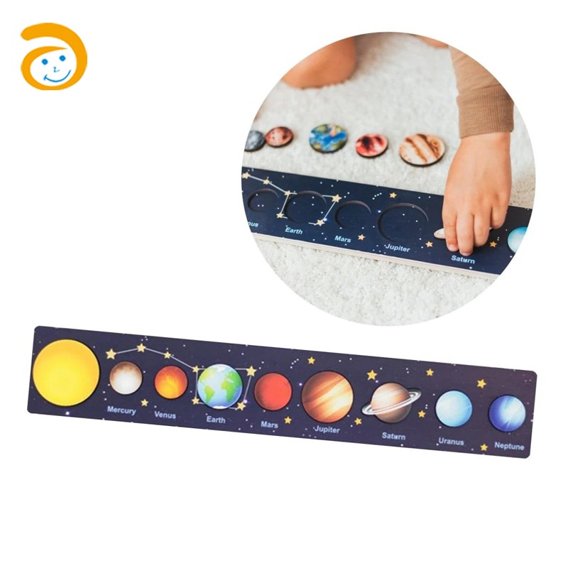 Wooden Puzzle Manufacturer - Solar System Planet Tray