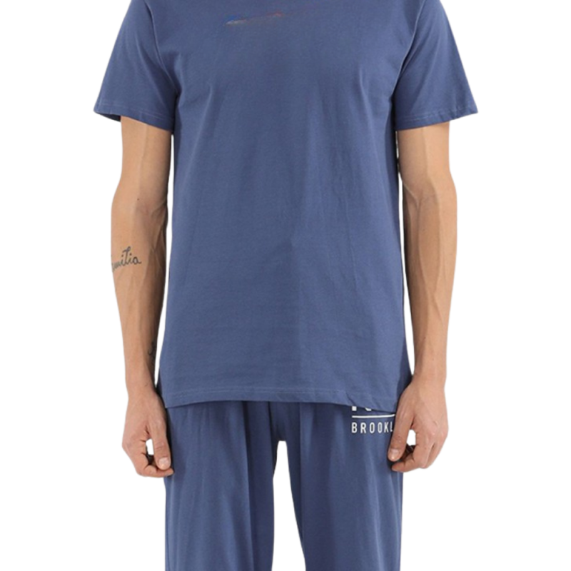 Men's Pajamas Factory - Hooded Short Sleeve Cotton