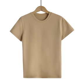 Round Neck T-Shirts Supplier - Premium Cotton Polyester