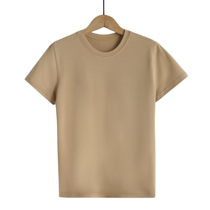 Round Neck T-Shirts Supplier - Premium Cotton Polyester