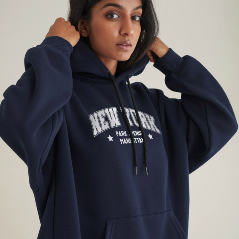 Korean Hoodies Manufacturer - Trendy Cotton Pullover