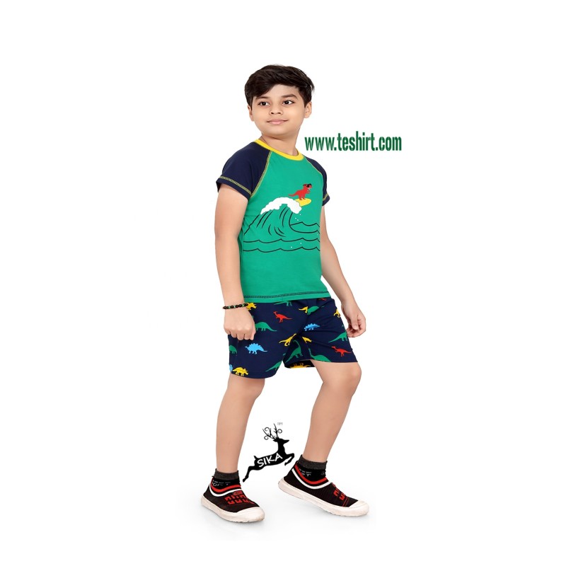 Boys Clothing Set Manufacturer - Wholesale Summer Print