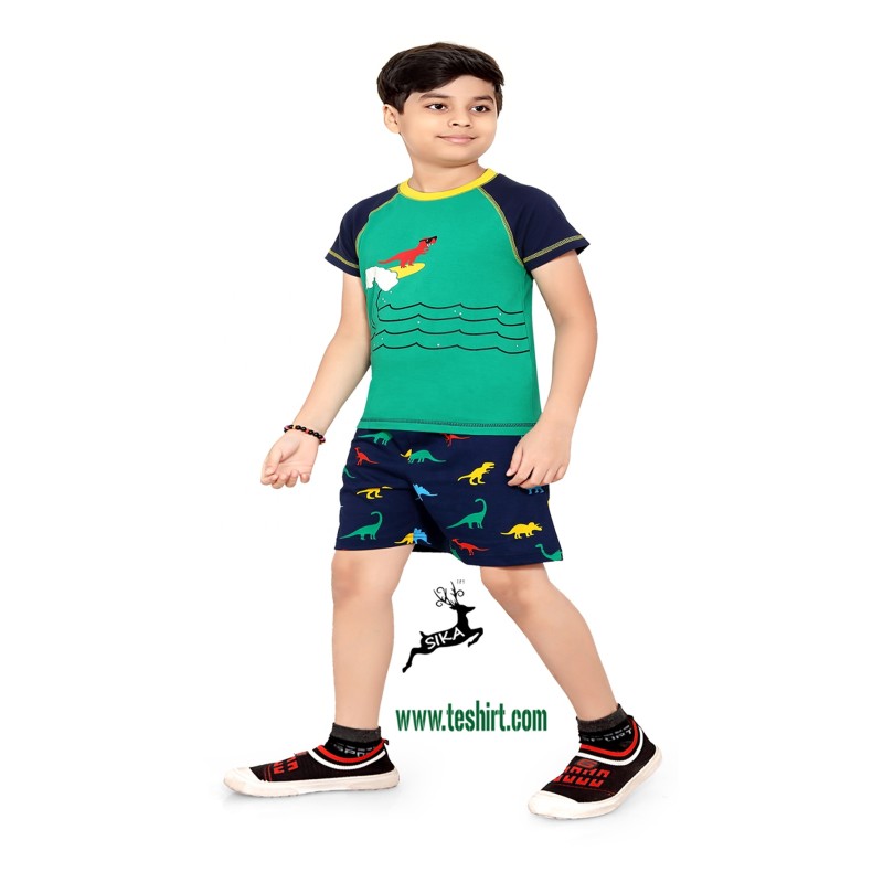 Boys Clothing Set Manufacturer - Wholesale Summer Print