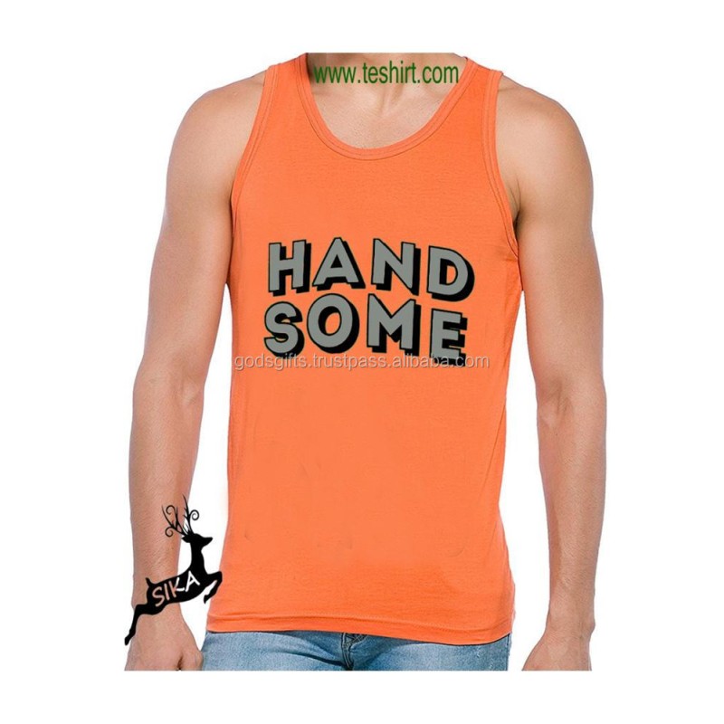Men's Tank Top Supplier - Hot Sale Custom Printing