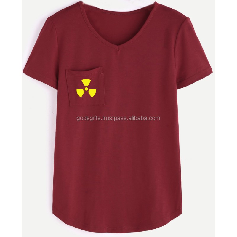 V-Neck T-Shirt Factory - Wholesale Blank Custom