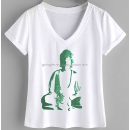 V-Neck T-Shirt Factory - Wholesale Blank Custom