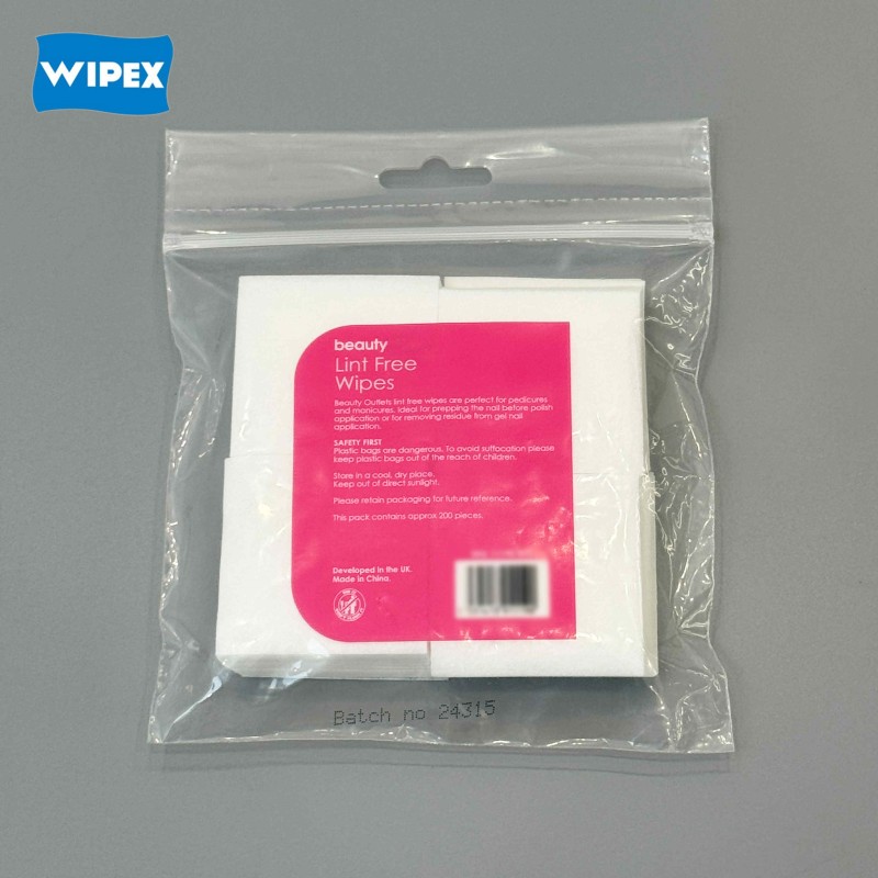 Nail Wipes Supplier - Custom Size Polish Remover