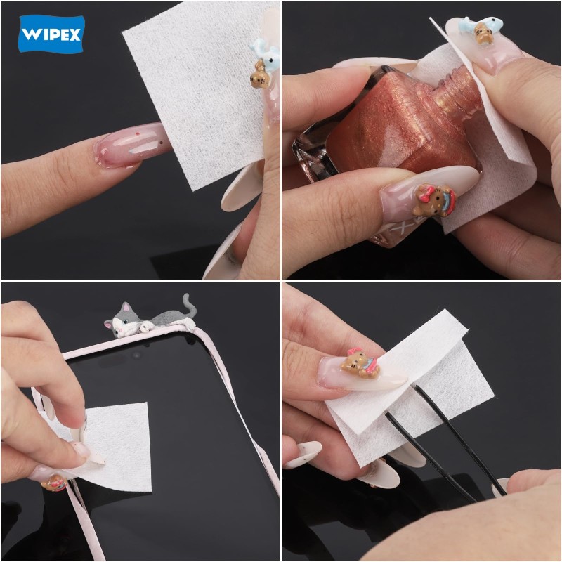 Nail Wipes Factory - Lint-Free 5x5cm Disposable Lash