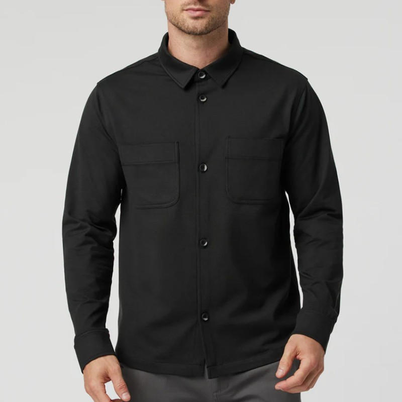 Men's Shirt Manufacturer - Organic Cotton Overshirt Button