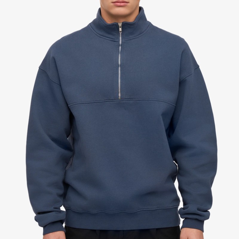 Men's Sweatshirt Manufacturer - Quarter-Zip Organic Fleece